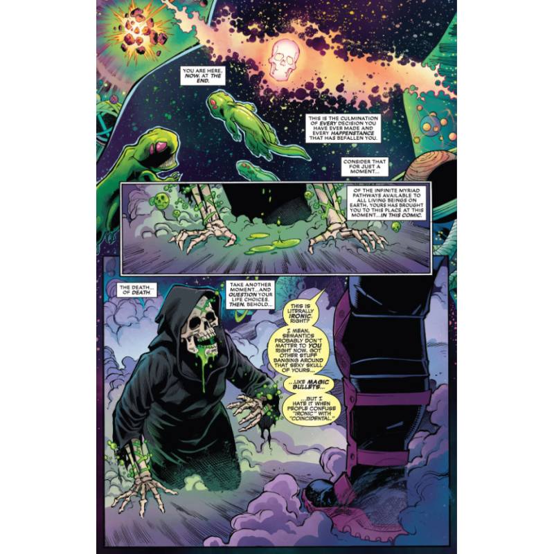 نمونه ی تصویر کمیک بوک DEADPOOl The End اولین شماره