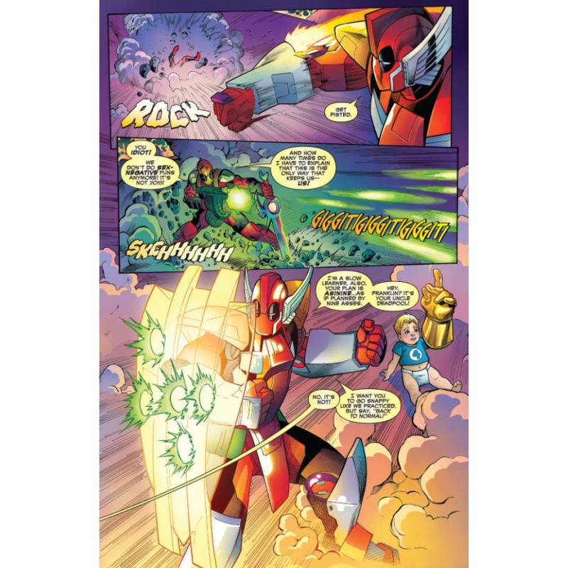 نمونه ی تصویر کمیک بوک DEADPOOl The End اولین شماره