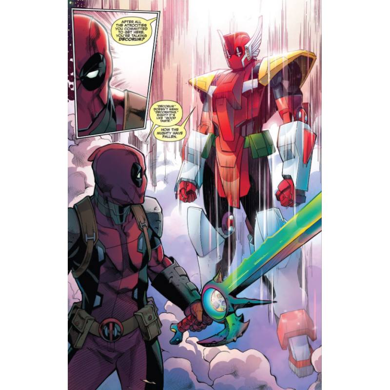 نمونه ی تصویر کمیک بوک DEADPOOl The End اولین شماره