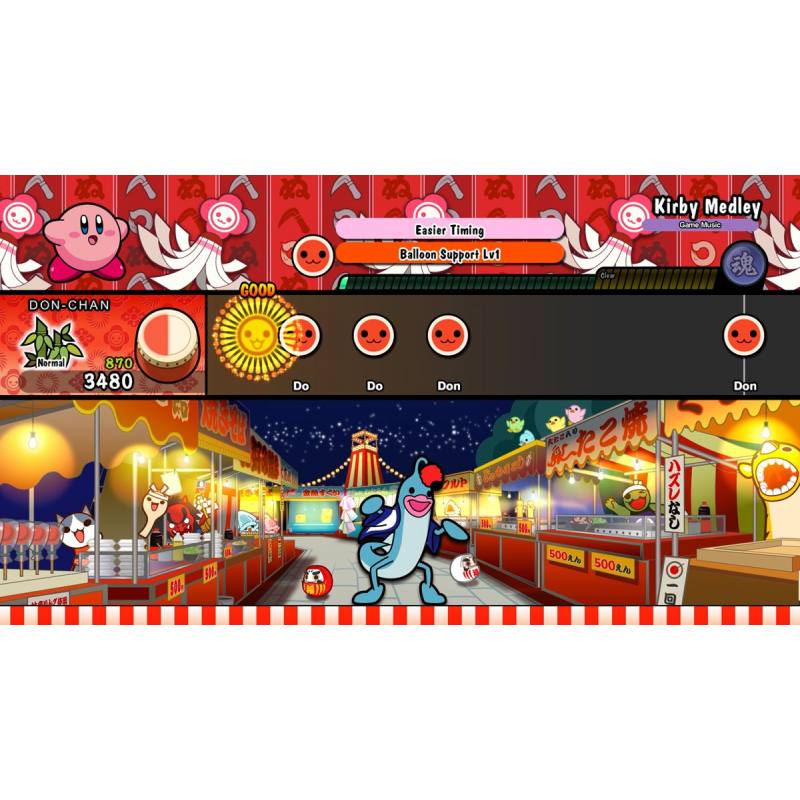 اسکرین شات (تصویر گیم پلی) بازی Taiko no Tatsujin Drum 'n' Fun نسخه نینتندو سوییچ (Nintendo Switch)