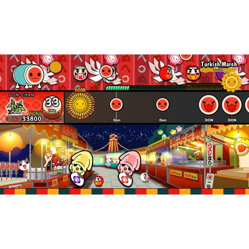 اسکرین شات (تصویر گیم پلی) بازی Taiko no Tatsujin Drum 'n' Fun نسخه نینتندو سوییچ (Nintendo Switch)