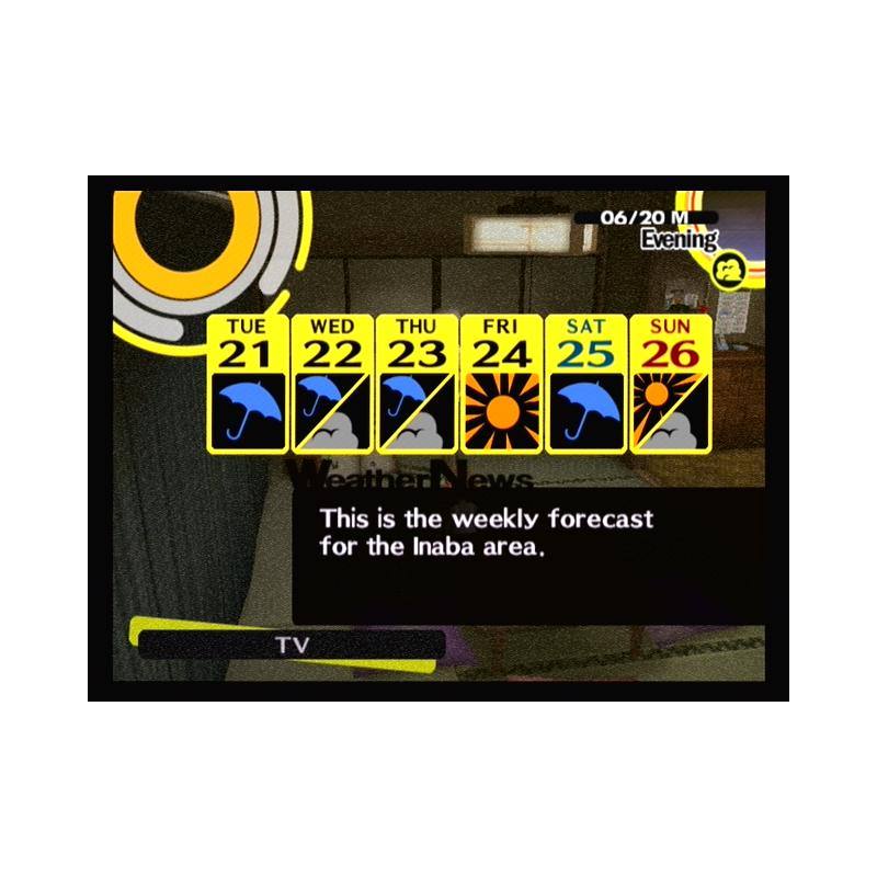 اسکرین شات(تصویر گیم پلی)  بازی Shin Megami Tensei Persona 4 برای PS2