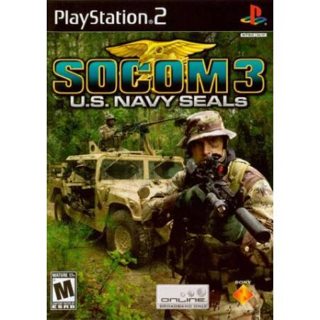 کاور بازی SOCOM 3 U.S. Navy SEALs برای PS2
