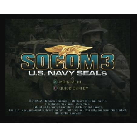 اسکرین شات (تصویر گیم پلی) بازی SOCOM 3 U.S. Navy SEALs برای PS2