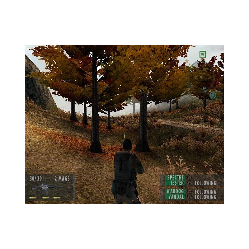 اسکرین شات(تصویر گیم پلی)بازی SOCOM II U.S. Navy SEALs برای PS2