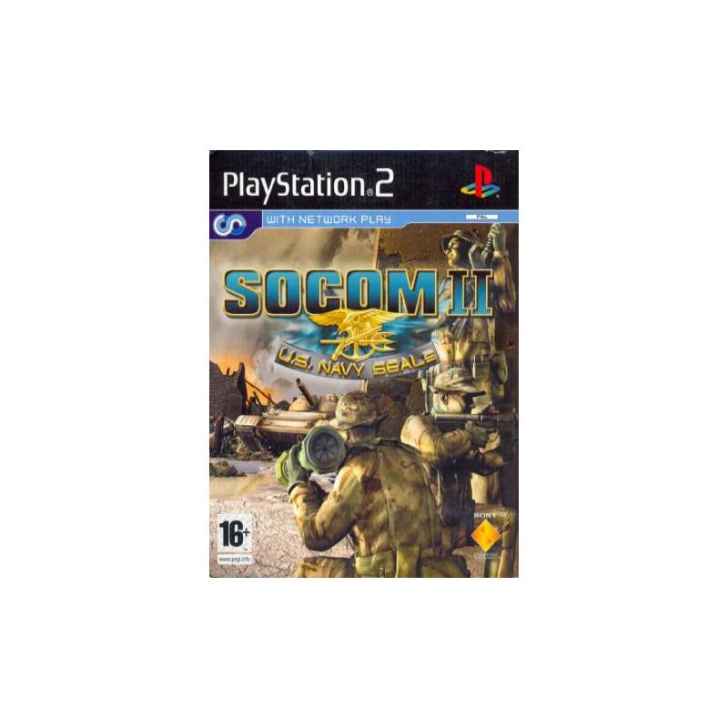 کاور بازی SOCOM II U.S. Navy SEALs برای PS2