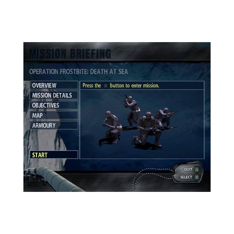 اسکرین شات(تصویر گیم پلی) بازی SOCOM U.S. Navy SEALs برای PS2