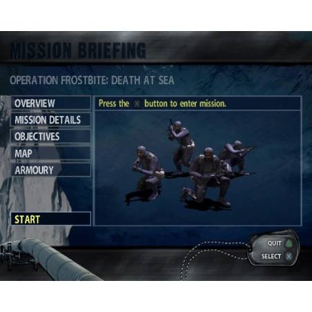 اسکرین شات(تصویر گیم پلی) بازی SOCOM U.S. Navy SEALs برای PS2