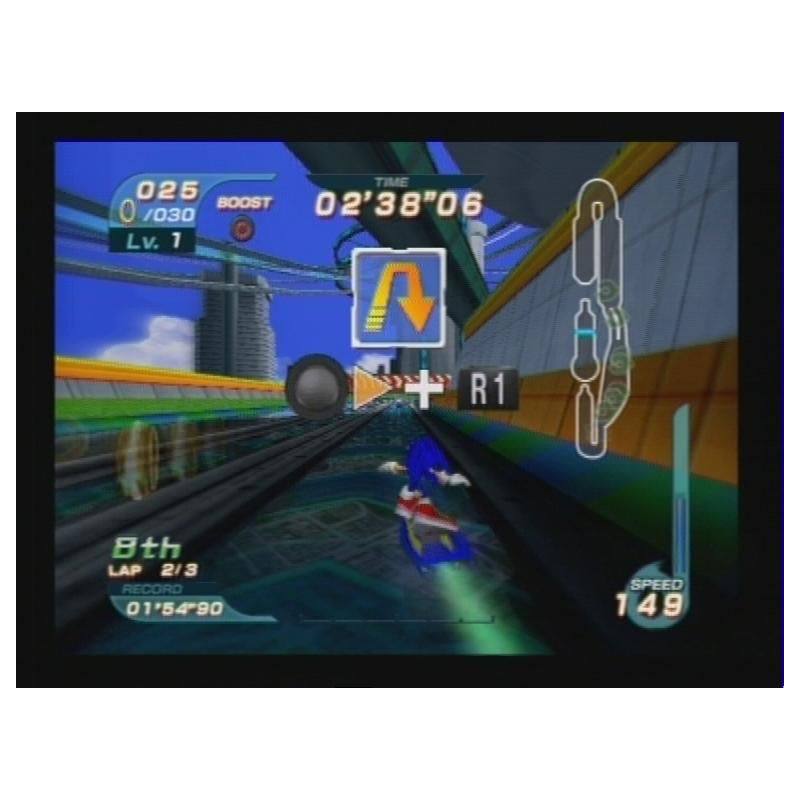 اسکرین شات(تصویر گیم پلی) بازی Sonic Riders برای PS2