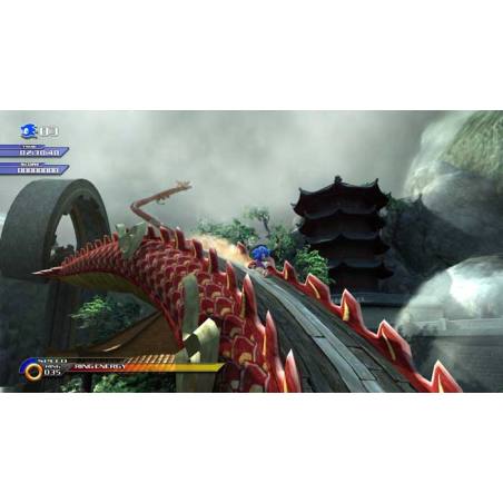 اسکرین شات(تصویر گیم پلی)بازی Sonic Unleashed برای PS2
