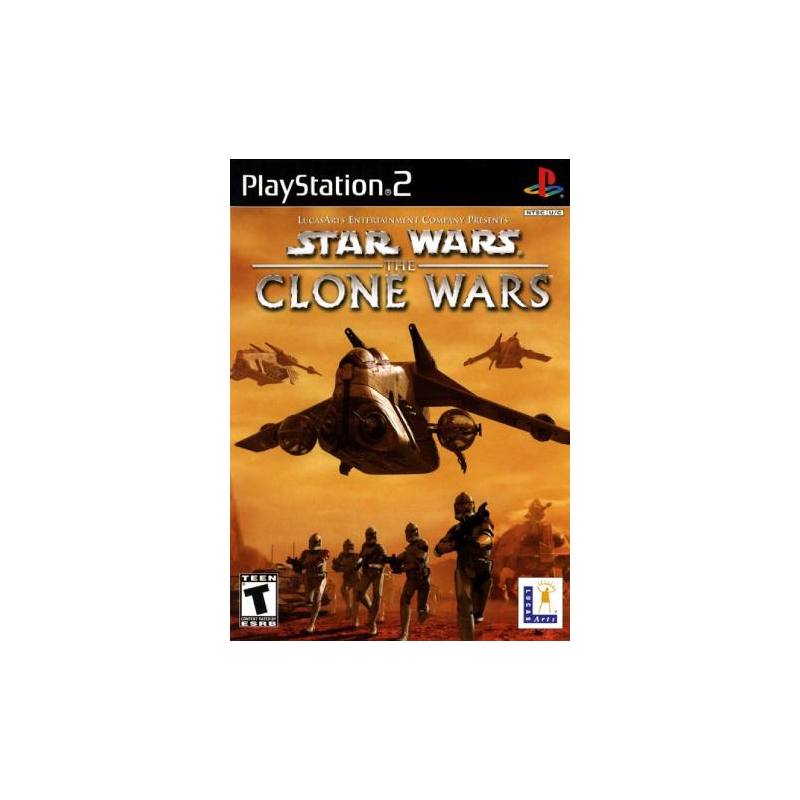 کاور بازی Star Wars The Clone Wars برای PS2