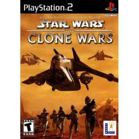 کاور بازی Star Wars The Clone Wars برای PS2