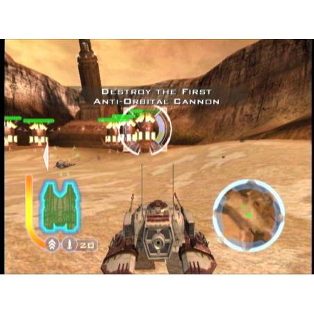 اسکرین شات(تصویر گیم پلی)بازی Star Wars The Clone Wars برای PS2