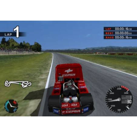 اسکرین شات(تصویر گیم پلی)بازی Super Trucks Racing برای PS2