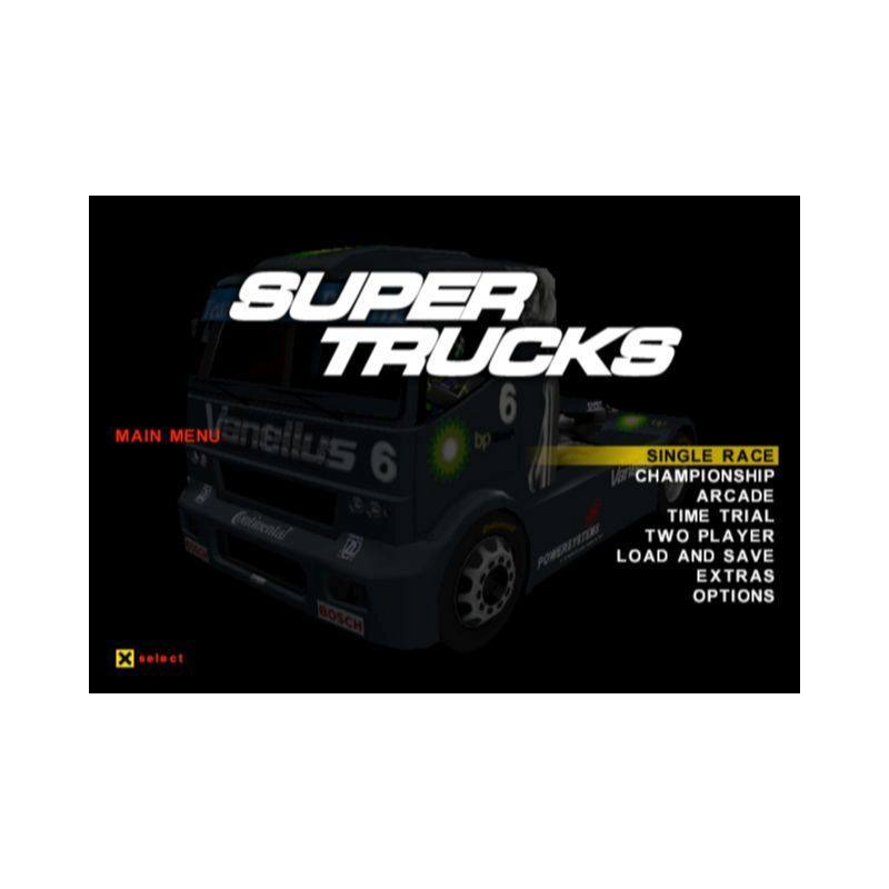 اسکرین شات(تصویر گیم پلی)بازی Super Trucks Racing برای PS2