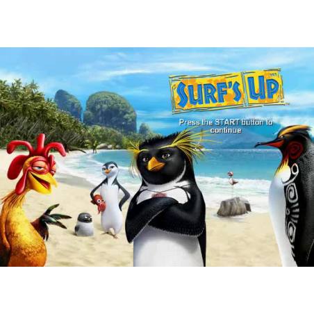 اسکرین شات(تصویر گیم پلی) بازی Surf's Up برای PS2