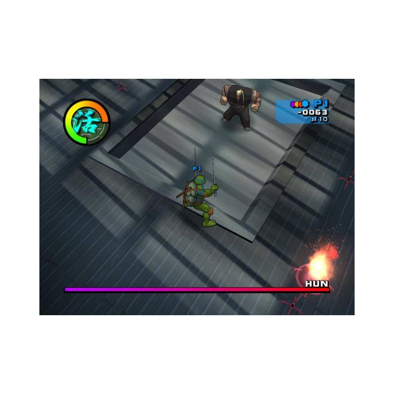 اسکرین شات(تصویر گیم پلی)  بازی Teenage Mutant Ninja Turtles 2 - Battle Nexus برای PS2