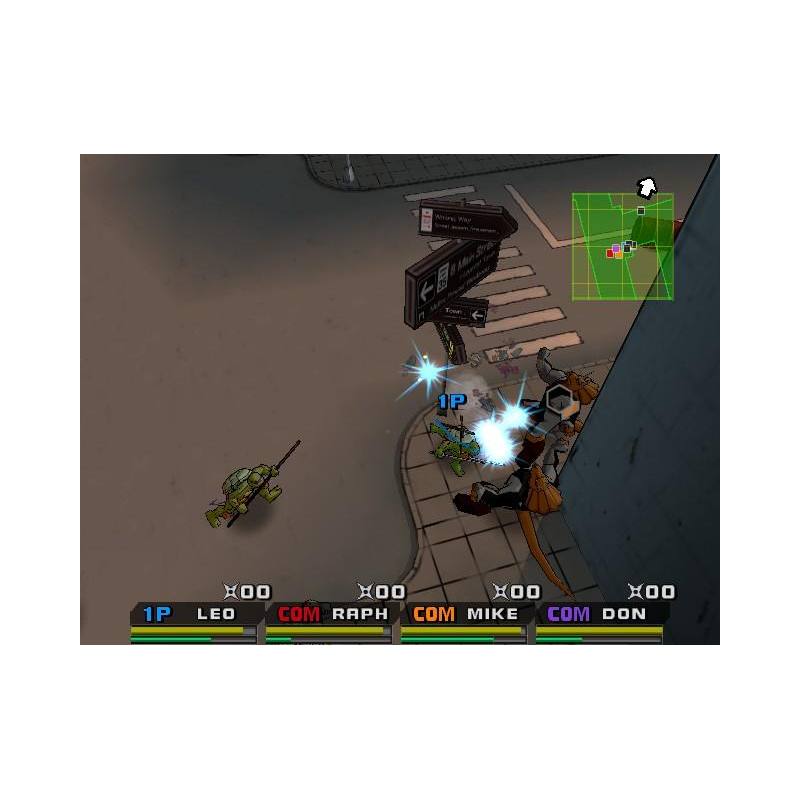 اسکرین شات(تصویر گیم پلی) بازی Teenage Mutant Ninja Turtles 3 Mutant Nightmare برای PS2