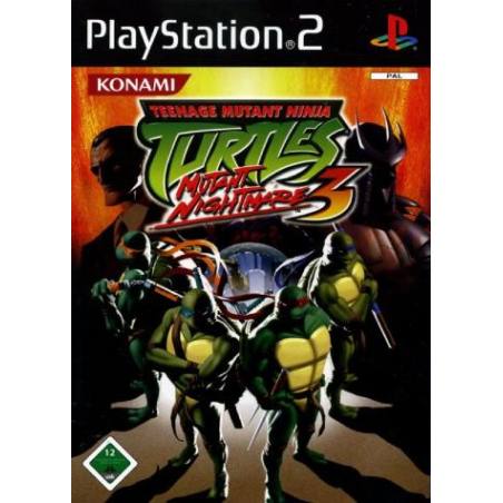 کاور بازی Teenage Mutant Ninja Turtles 3 Mutant Nightmare برای PS2