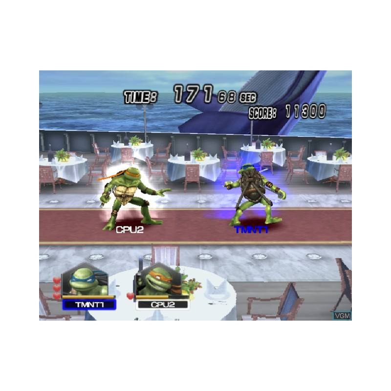 اسکرین شات(تصویر گیم پلی)بازی Teenage Mutant Ninja Turtles Smash-Up برای PS2