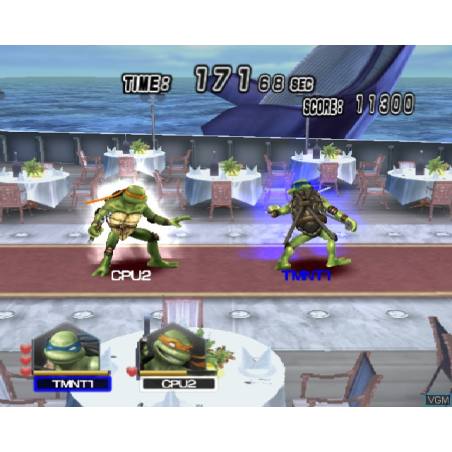 اسکرین شات(تصویر گیم پلی)بازی Teenage Mutant Ninja Turtles Smash-Up برای PS2