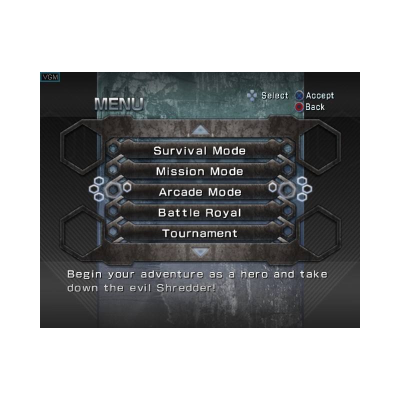 اسکرین شات(تصویر گیم پلی)بازی Teenage Mutant Ninja Turtles Smash-Up برای PS2