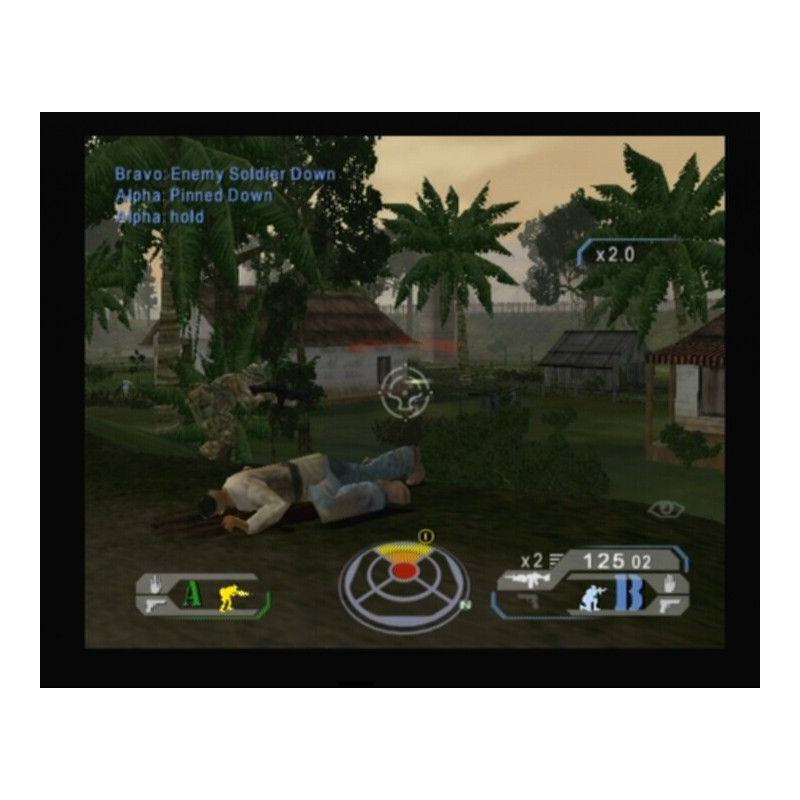 اسکرین شات(تصویر گیم پلی) بازی Tom Clancy's Ghost Recon Jungle Storm برای PS2