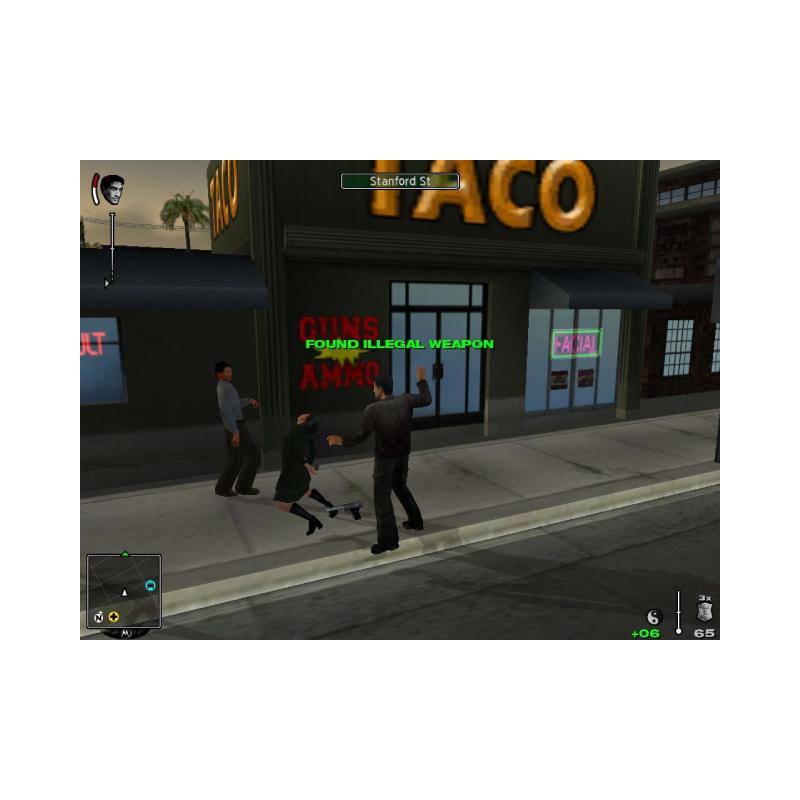 اسکرین شات(تصویر گیم پلی) بازی True Crime Streets of LA برای PS2