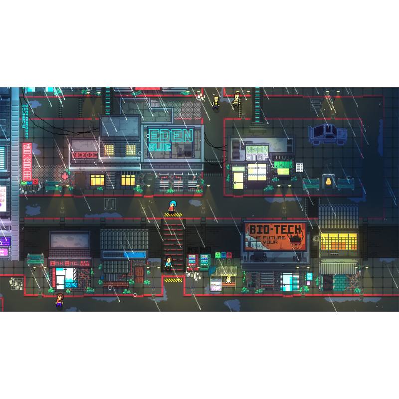 اسکرین شات (تصویر گیم پلی) بازی Neon Blight نسخه نینتندو سوییچ (Nintendo Switch)