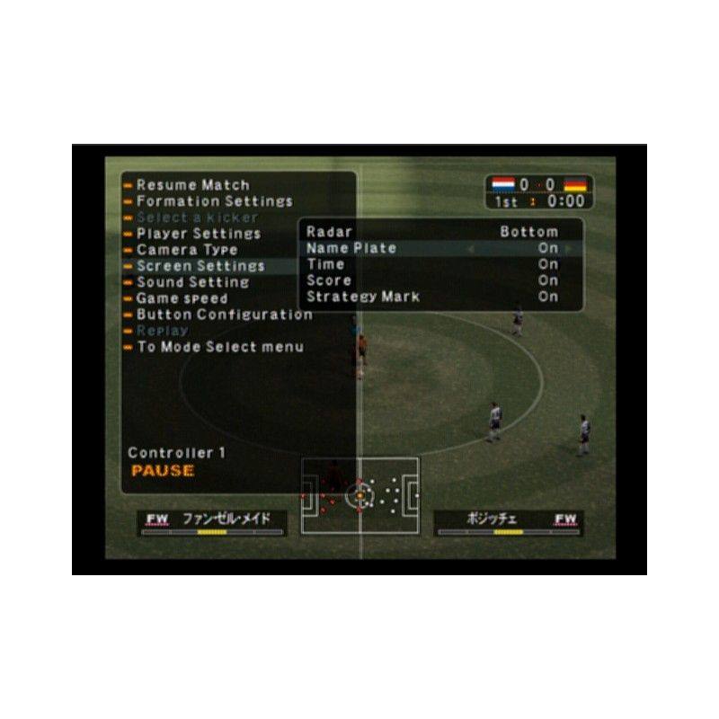 اسکرین شات(تصویر گیم پلی) بازی World Soccer Winning Eleven 7 International برای PS2