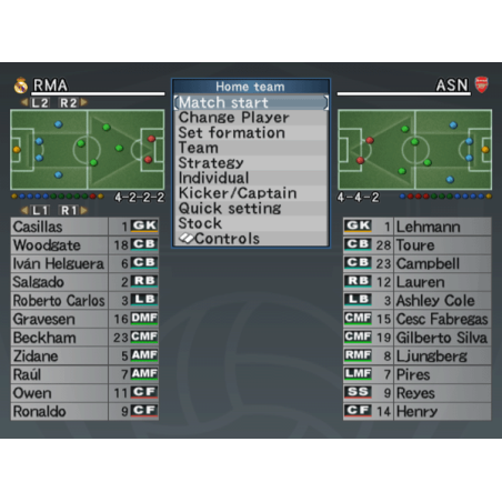 اسکرین شات(تصویر گیم پلی)بازی World Soccer Winning Eleven 9 برای PS2