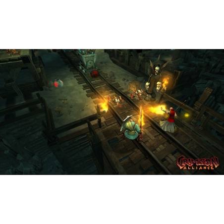 تصویر گیم پلی و اسکرین شات درون بازی Crimson Alliance