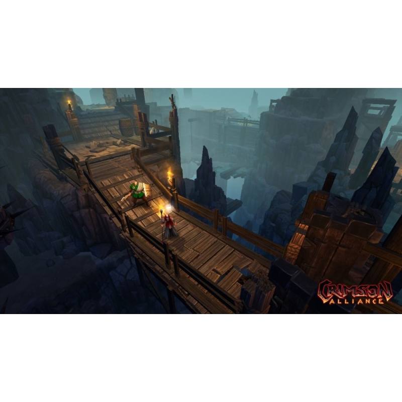 تصویر گیم پلی و اسکرین شات درون بازی Crimson Alliance