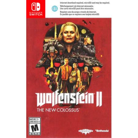 کاور بازی Wolfenstein II The New Colossus برای نینتندو سوییچ