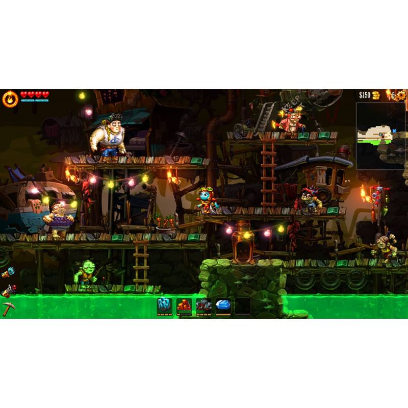 اسکرین شات (تصویر گیم پلی) بازی SteamWorld Dig 2 نسخه نینتندو سوییچ (Nintendo Switch)