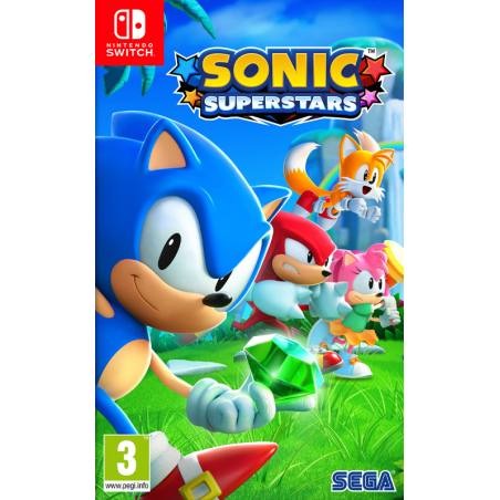 کاور بازی Sonic Superstars برای نینتندو سوییچ