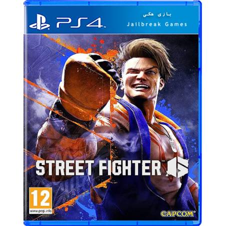 کاور بازی Street Fighter 6 نسخه PS4 مخصوص دستگاه های جیلبریک