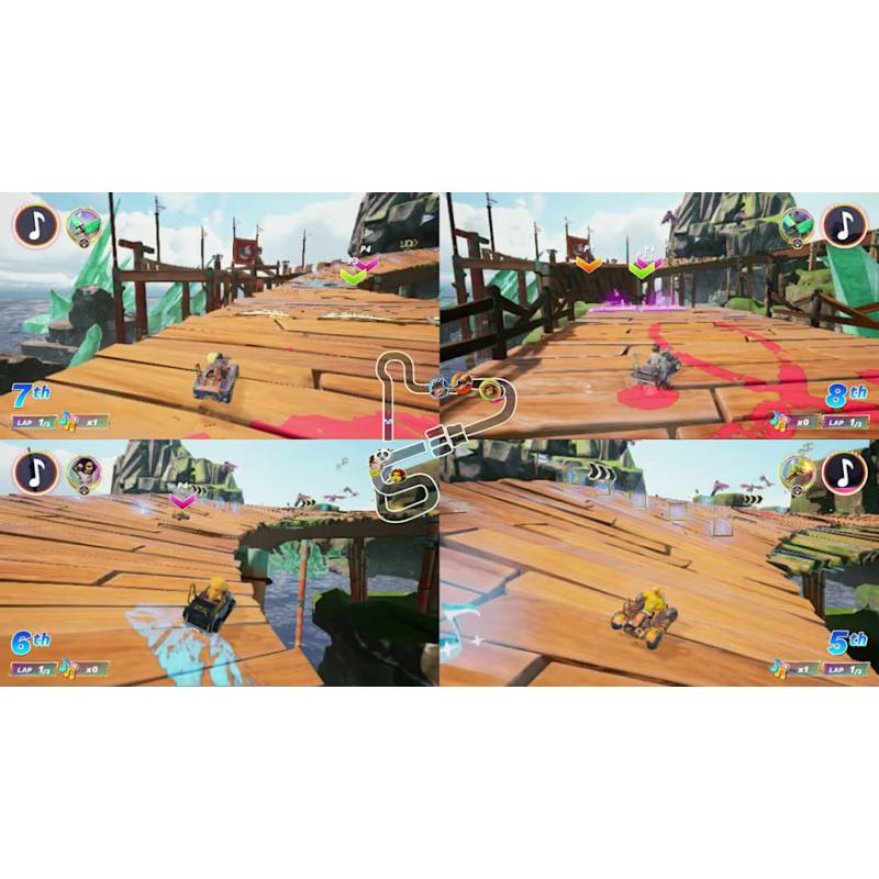 اسکرین شات (تصویر گیم پلی) بازی DreamWorks All-Star Kart Racing نسخه نینتندو سوییچ (Nintendo Switch)