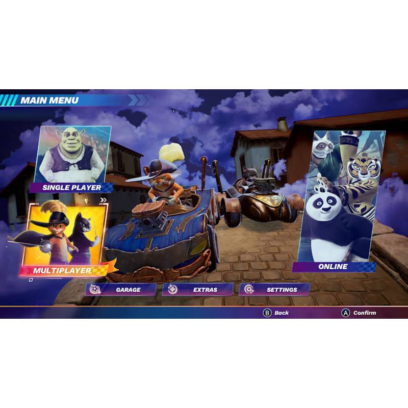 اسکرین شات (تصویر گیم پلی) بازی DreamWorks All-Star Kart Racing نسخه نینتندو سوییچ (Nintendo Switch)