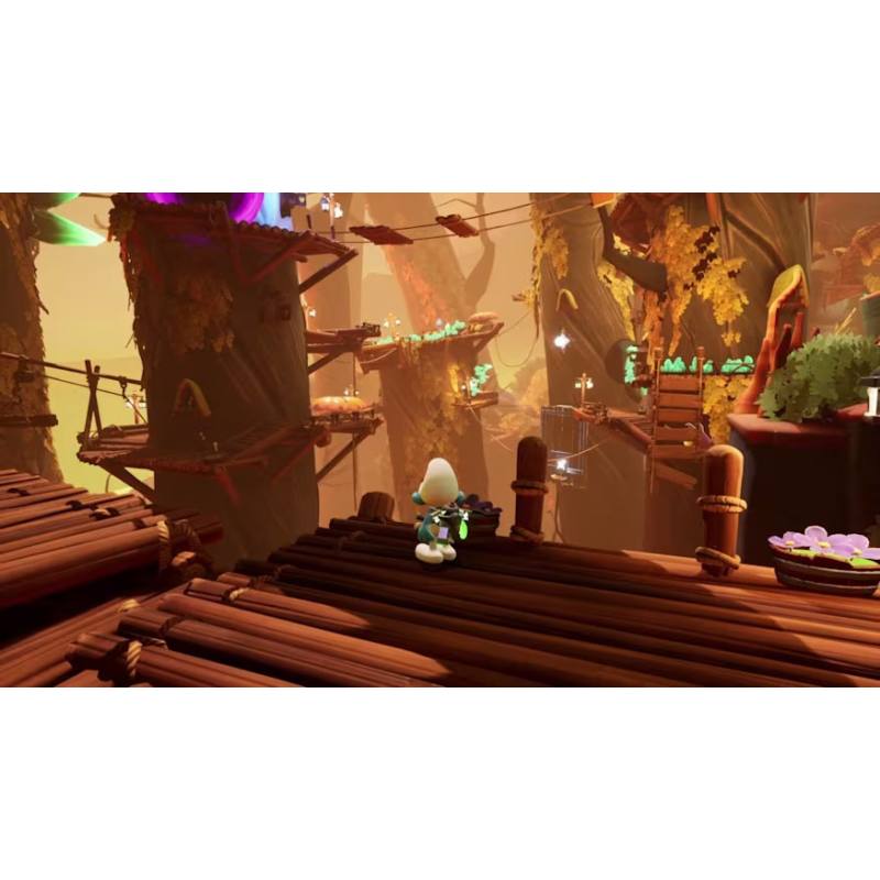 اسکرین شات (تصویر گیم پلی) بازی The Smurfs 2 - The Prisoner of the Green Stone نسخه نینتندو سوییچ (Nintendo Switch)