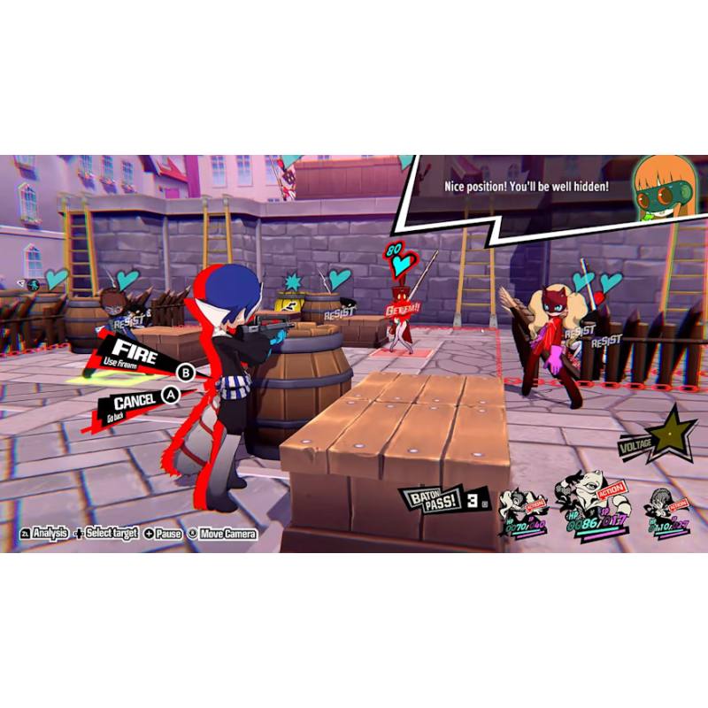 اسکرین شات (تصویر گیم پلی) بازی Persona 5 Tactica نسخه نینتندو سوییچ (Nintendo Switch)