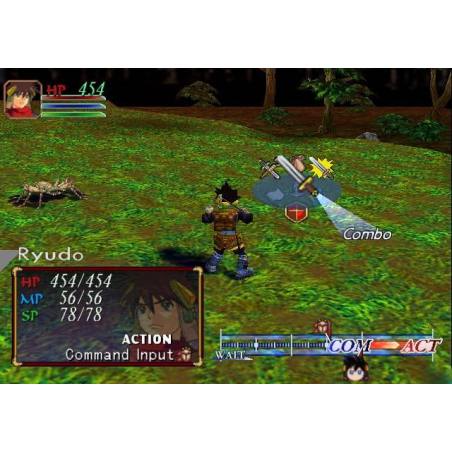 اسکرین شات(تصویر گیم پلی)بازی Grandia II برای PS2