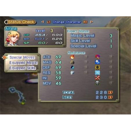 اسکرین شات(تصویر گیم پلی) بازی Grandia III برای PS2