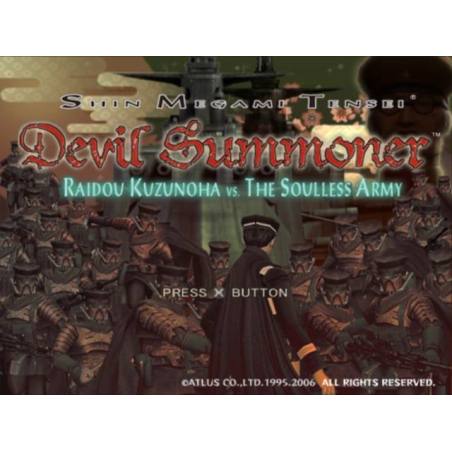 اسکرین شات(تصویر گیم پلی)کاور بازی Shin Megami Tensei Devil Summoner - Raidou Kuzunoha vs. the Soulless Army برای PS2