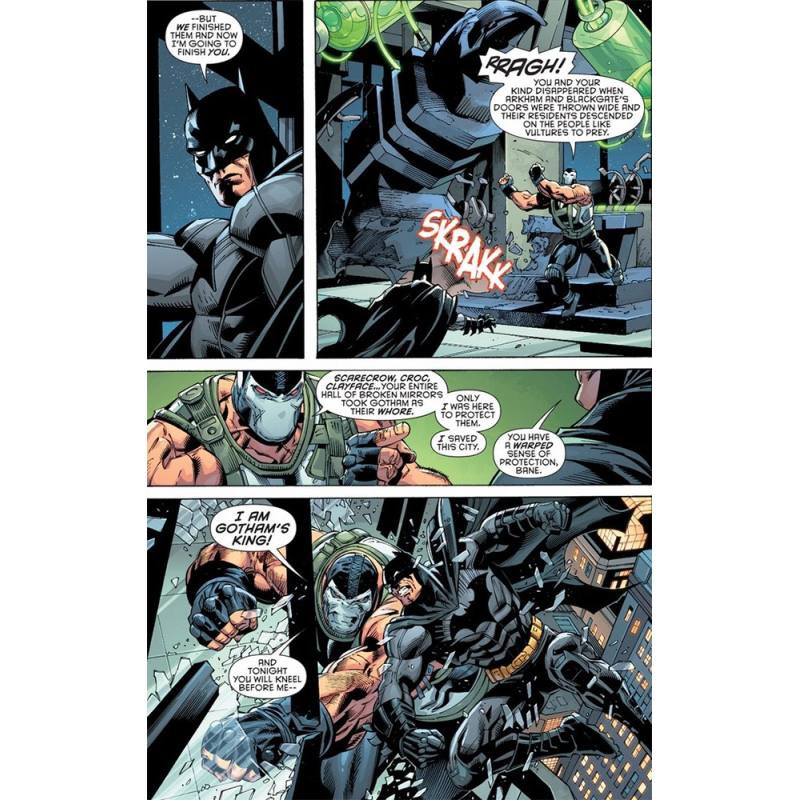 نمونه ی تصویر کمیک بوک Batman vs Bane