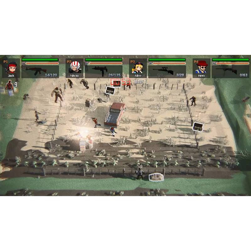 اسکرین شات (تصویر گیم پلی) بازی Last 4 Survive The Outbreak نسخه نینتندو سوییچ (Nintendo Switch)