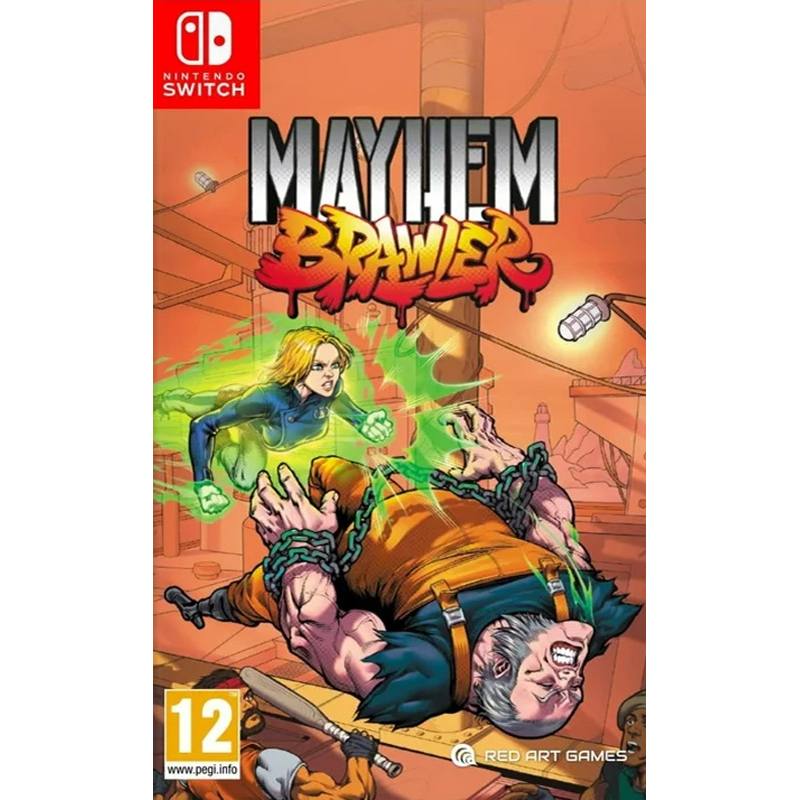 کاور بازی Mayhem Brawler برای نینتندو سوییچ