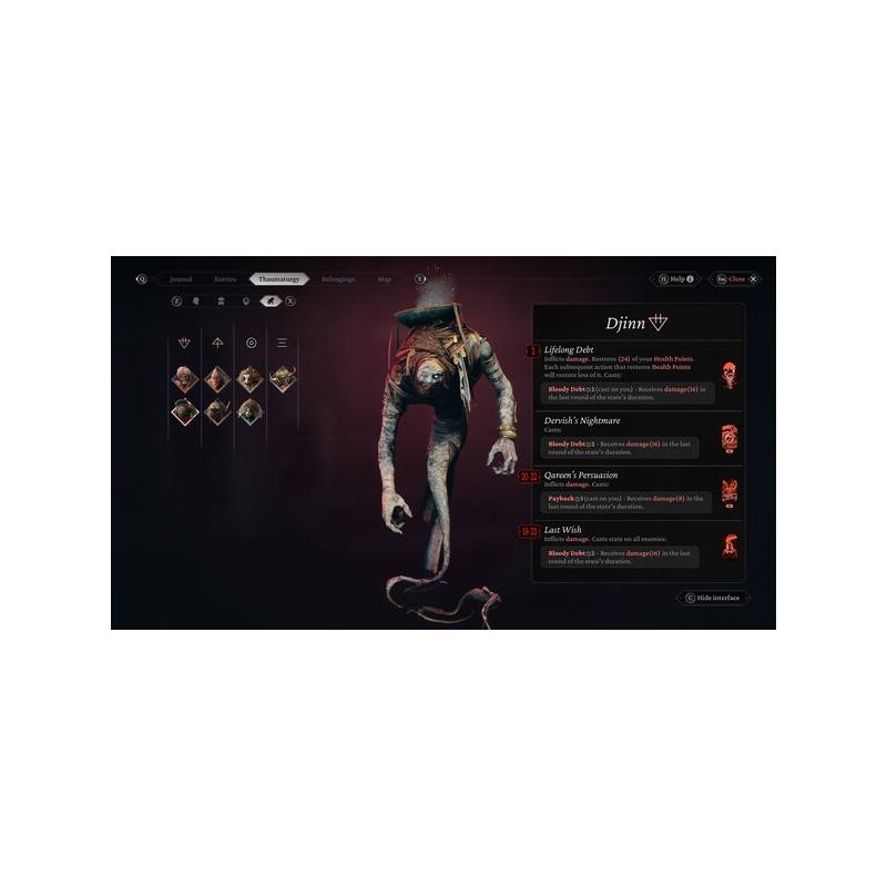 اسکرین شات (تصویر گیم پلی) از بازی The Thaumaturge نسخه کامپیوتر