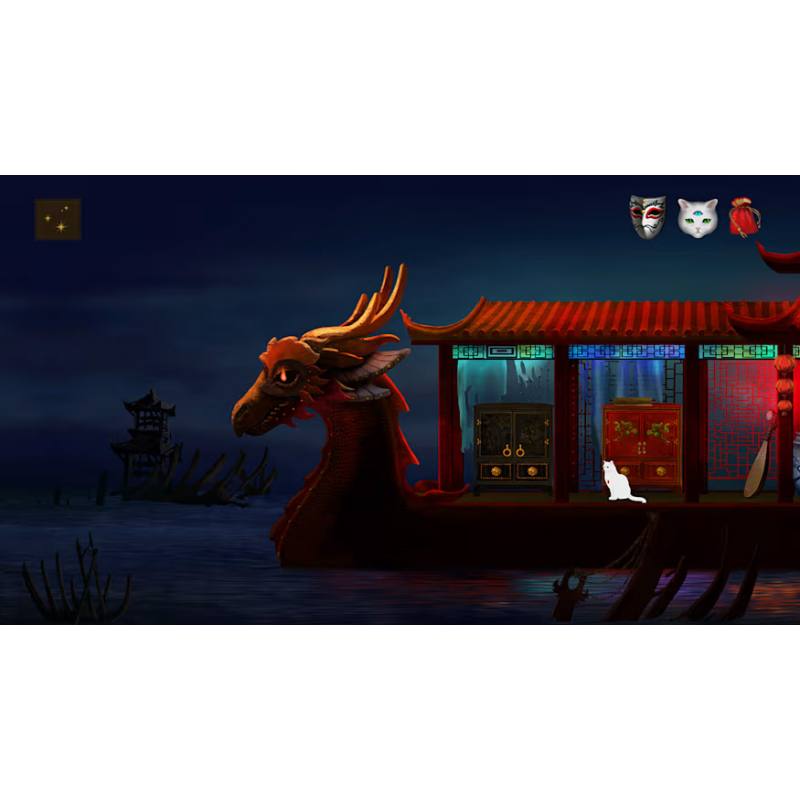 اسکرین شات (تصویر گیم پلی) بازی Cat and Ghostly Road نسخه نینتندو سوییچ (Nintendo Switch)