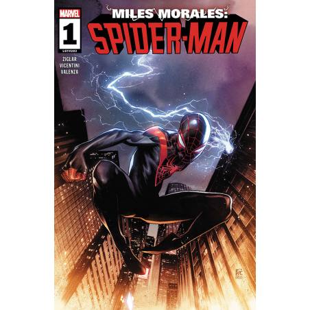تصویر جلد کمیک بوک Miles Morales Spider-man شماره یک از سری مایلز مورالس و 283 از سری مرد عنکبوتی